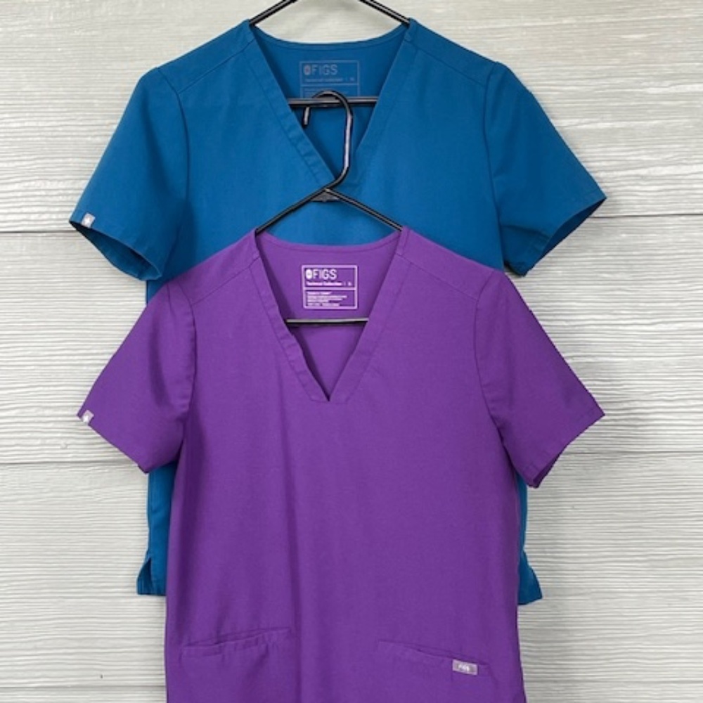 Figs Casma S ( Blue and Violet  Combo)